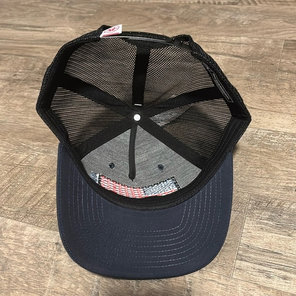Ariat Richardson Original Trucker Hat,Basketweave American Flag,snapback cap/hat - Picture 6 of 10